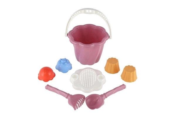 Sand Play Set with Bucket and Accessories for Kids