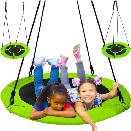 Swing Stork Nest 120cm Green-Black 23515