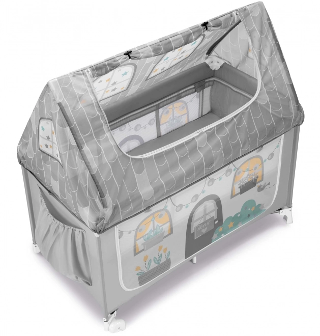 Daily Dolci Sogni crib and playhouse - Grey