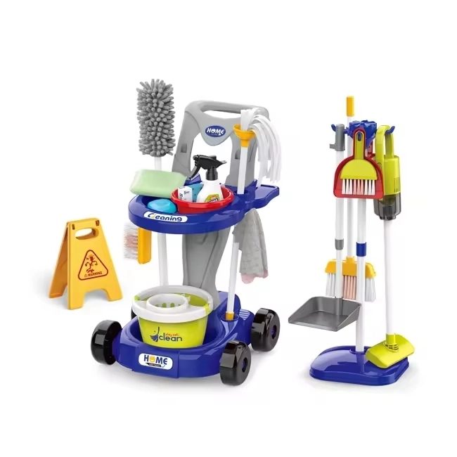 Woopie set pulizia carrello XXL 3 in 1 29 pezzi blu