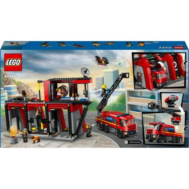 Fire Station With Fire Truck LEGO City