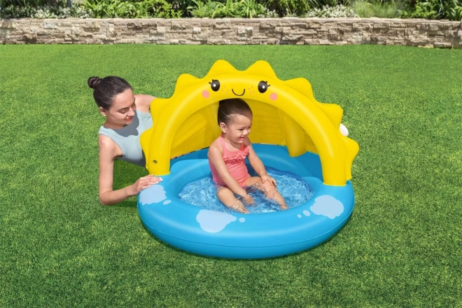 Inflatable Baby Pool with Sunshade