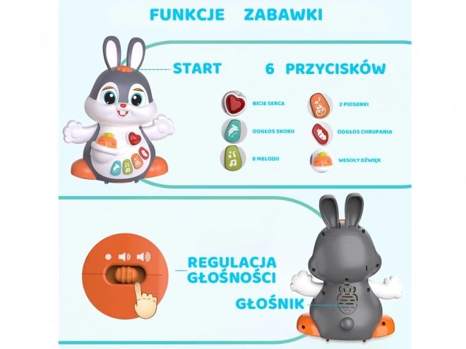 Interactive Dancing Bunny Toy for Crawl Learning