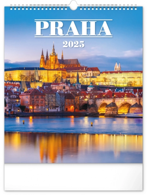 Wall Calendar Prague 2025