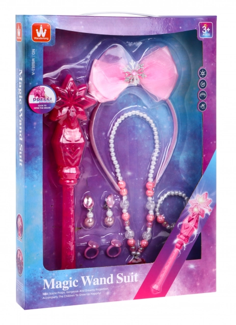 Magical Fairy Princess Set for Girls 3+ Interactive Wand and Enchanting Jewelry