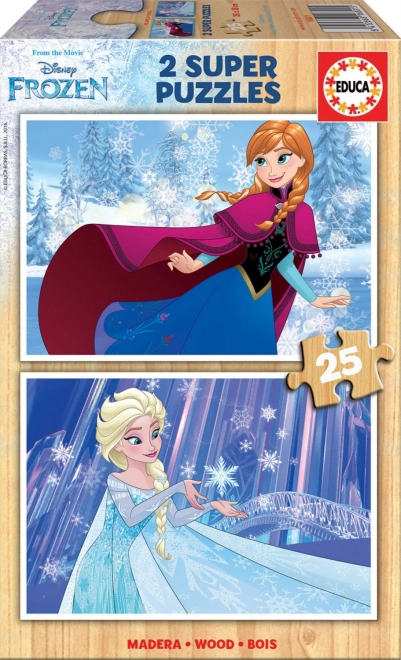 Wooden Puzzle Frozen by Educa