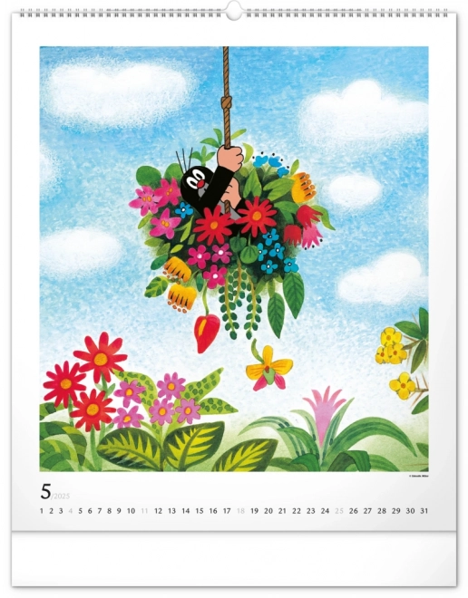 Wall Calendar Mole Adventures 2025