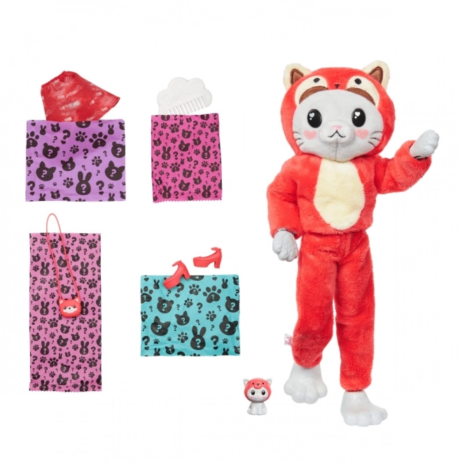 Barbie Cutie Reveal - Red Panda Costume Doll