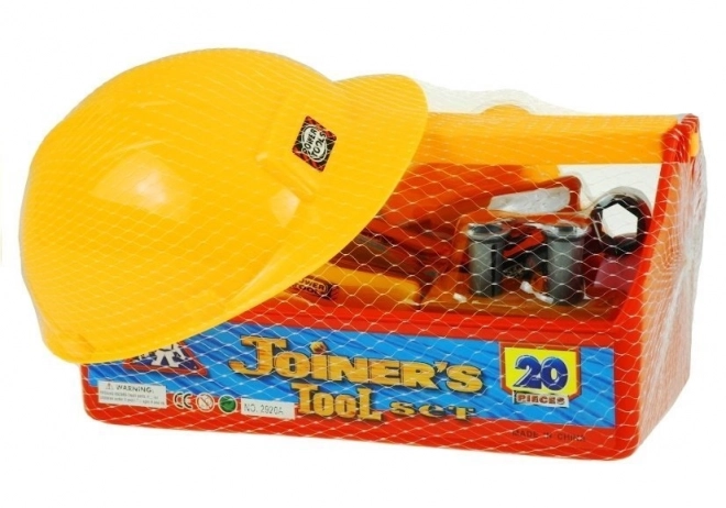 Kids Tool Set with Helmet and Toolbox