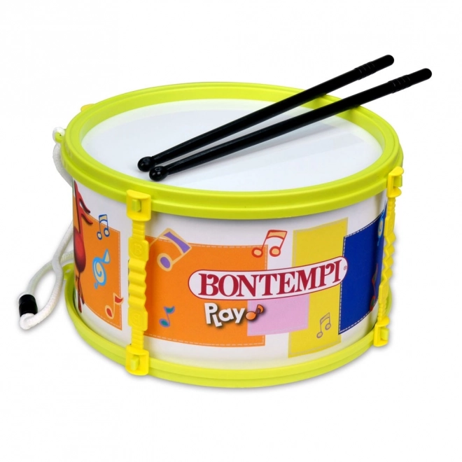 Marching Drum with Drumsticks and Strap