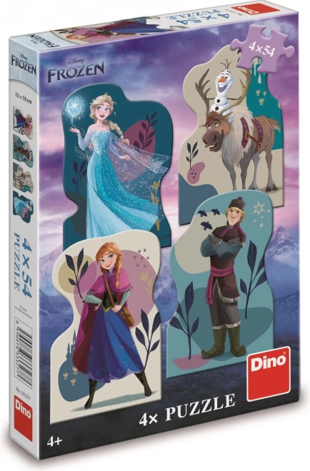 Dino Puzzle Frozen Friendship Set