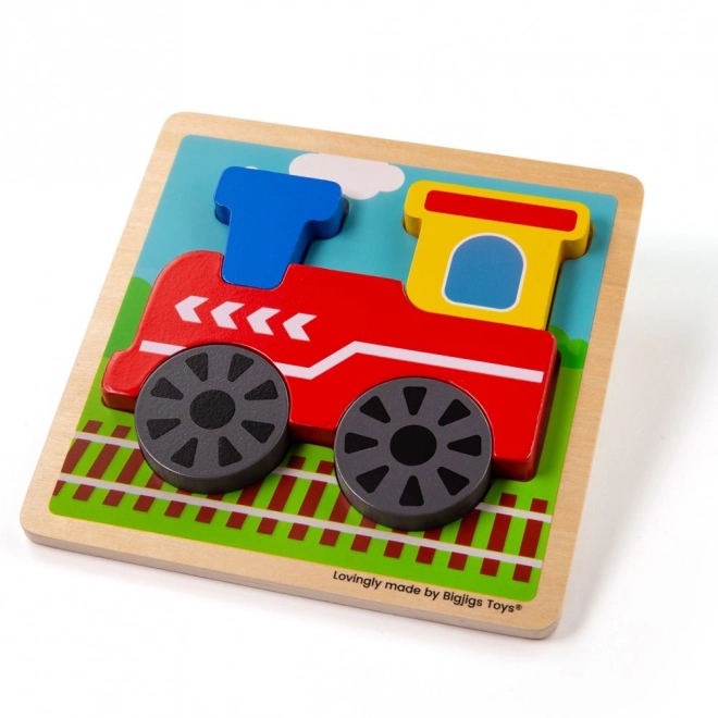 Bigjigs Toys Wooden Train Puzzle