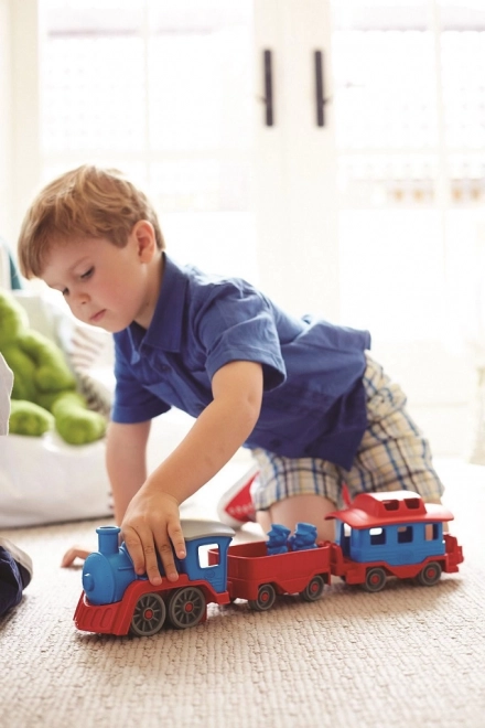 Blue Train Set from Green Toys