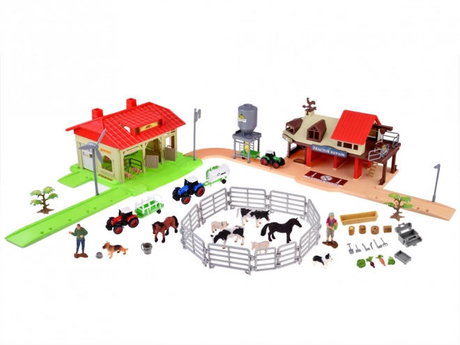 Mega Farm with Tractors and Animals Set