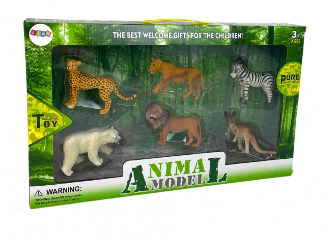 Set of African Wild Animal Figures