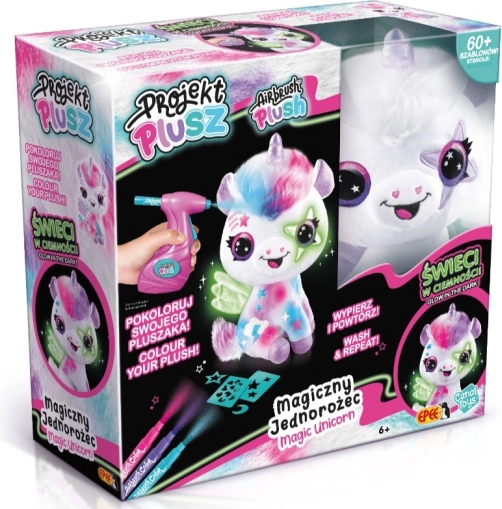 Set creativo unicorno luminoso al buio