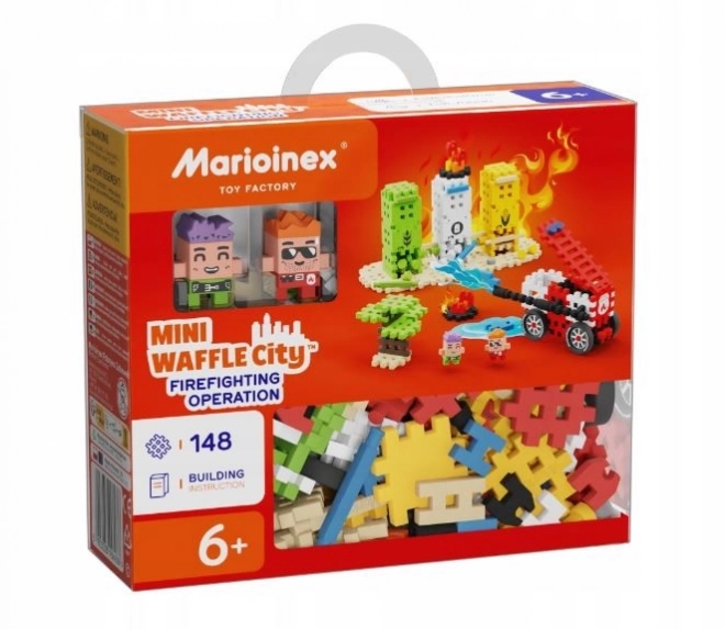 Mini Waffle City Fire Rescue Set