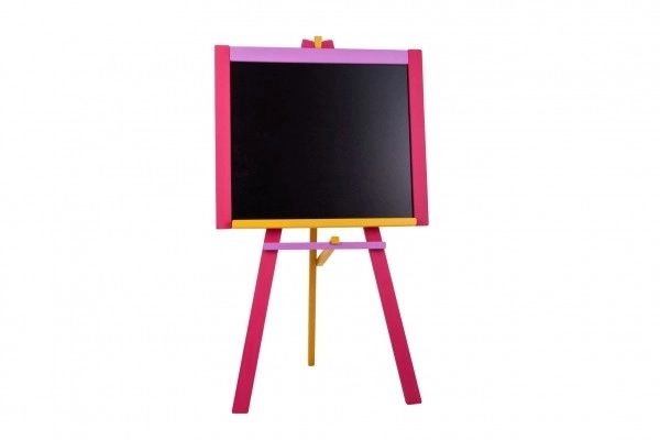 Wooden Standing Chalkboard Blue – Pink