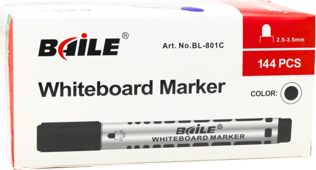 Black board markers 12 pcs