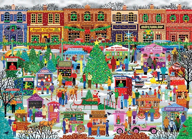 Eurographics puzzle Marché de Noël au centre XL 500 pièces