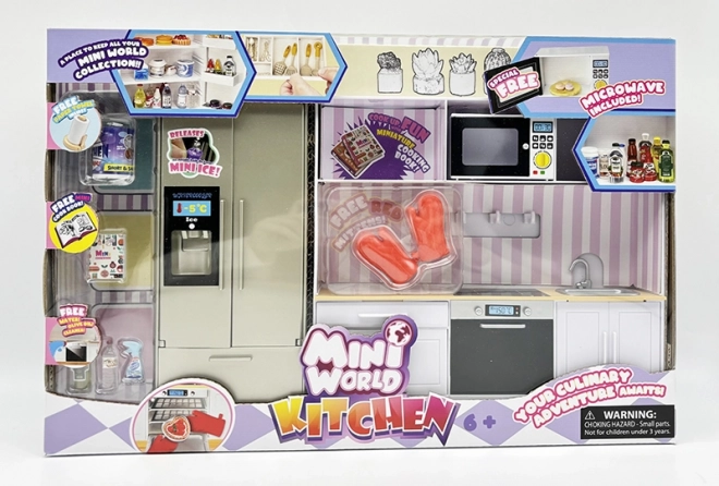 Mini Kitchen Set for Dolls