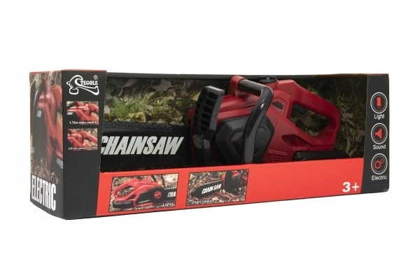 Battery Operated Chainsaw Toy with Sound and Light