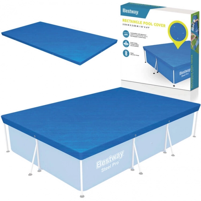 Bestway pool cover with metal frame