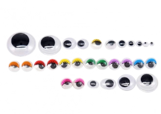 Colorful Self-Adhesive Googly Eyes Set - 750 Pieces