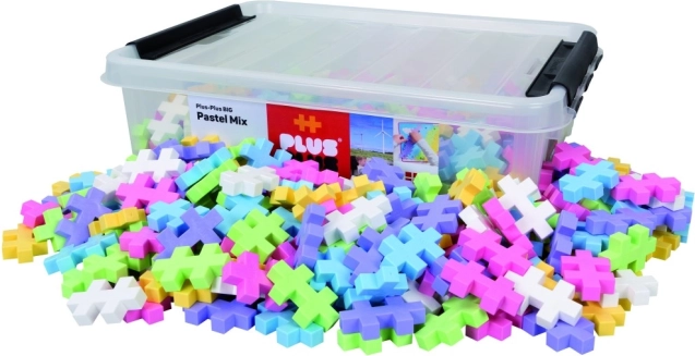 Plus-Plus BIG pastel box 200 stukjes