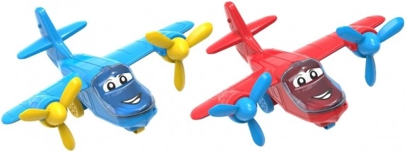 Aereo di plastica per bambini 28 cm - 2 colori