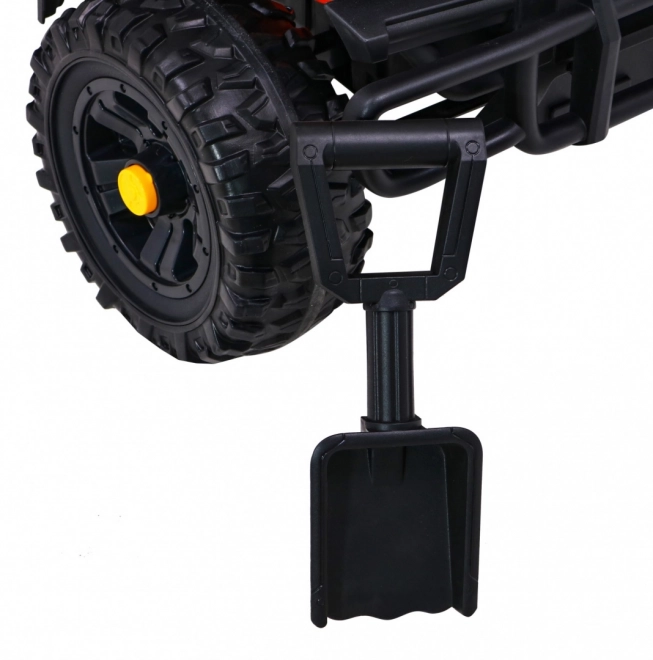 Children's Farm Pickup Red + Remote Control + Luggage Wagon + Shovel + EVA + MP3 LED