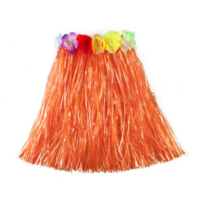 Hawaiian Skirt for Kids Orange