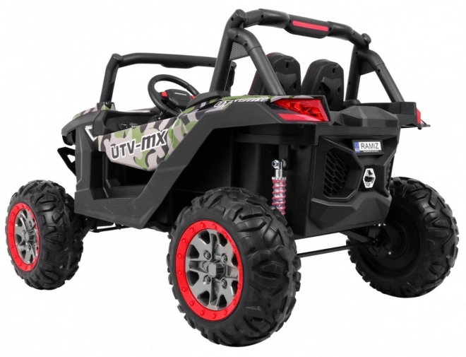 Dětský kočárek SuperStar Moro + pohon 4x4 + dálkové ovládání + zavazadlový prostor + MP3 LED + zámek dveří