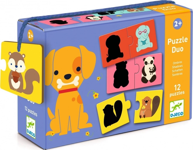 Djeco Animal Shadows Puzzle for Kids