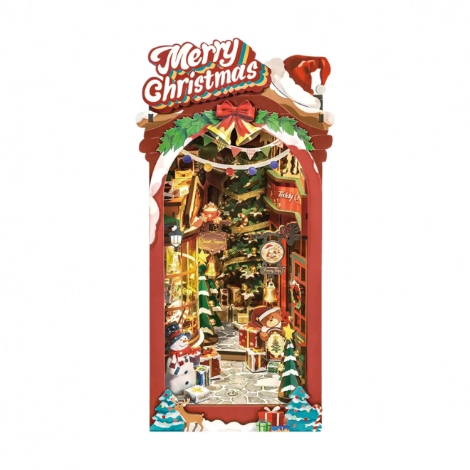 3D Puzzle Bookend Christmas Lane