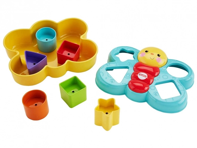 Colorful Butterfly Shape Sorter Toy