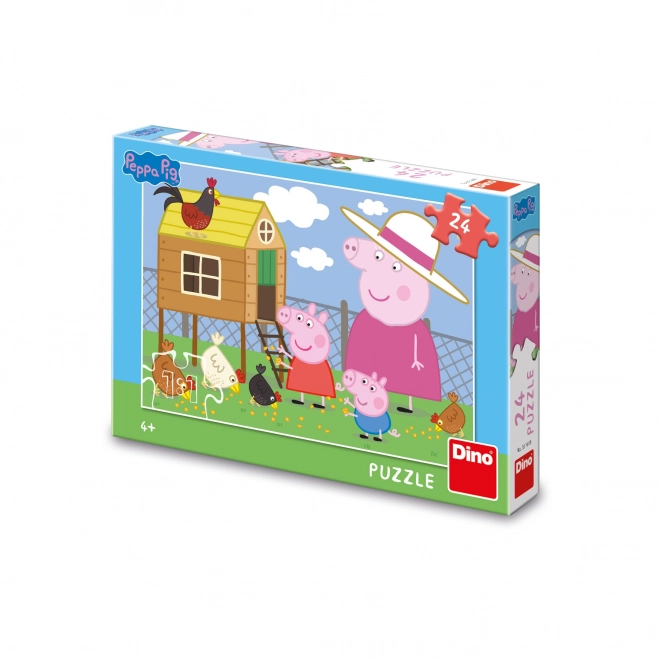 Dino Peppa Pig Puzzle 24 Pieces