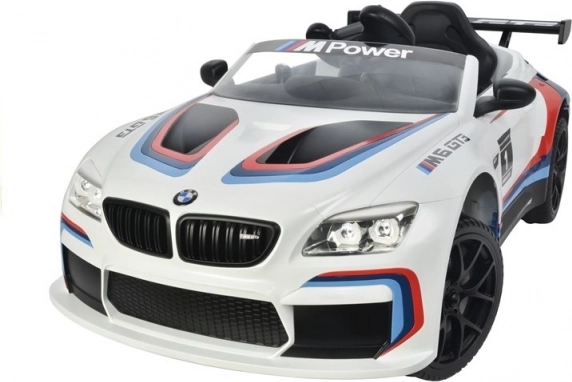 Auto a batteria BMW M6 GT3 Bianco