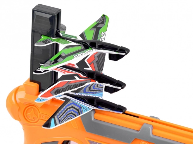 Airplane Launcher Gun for Kids – orange