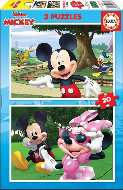 Educa Puzzle Mickey and Friends 2x20 Pieces