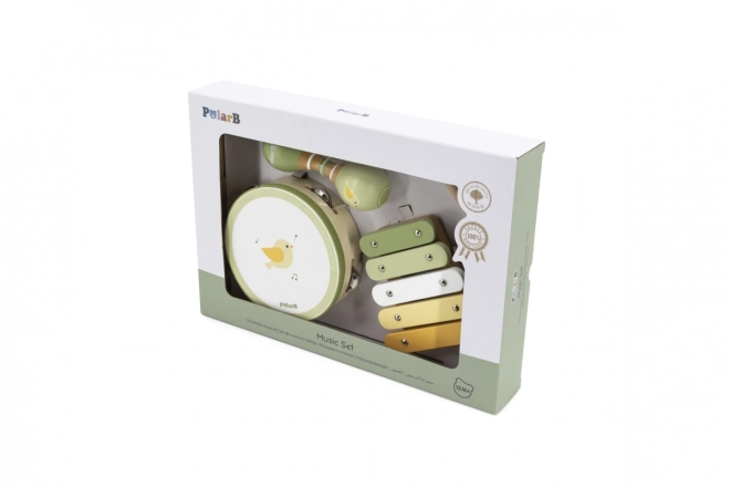 Wooden Musical Instruments Set
