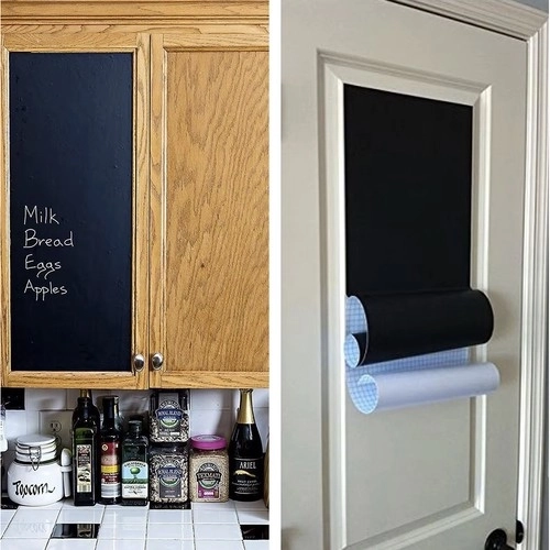 Large Adhesive Chalkboard Wall Sticker with Chalk Set