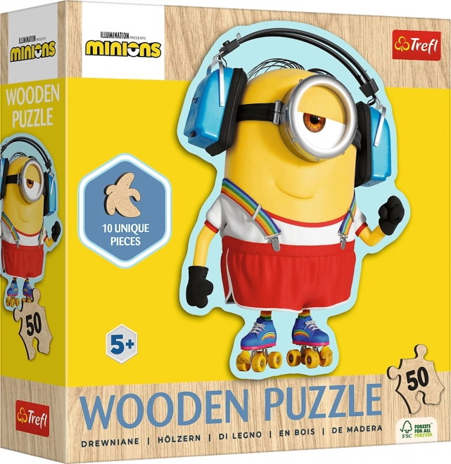 Wooden Puzzle Minions Mad Minion