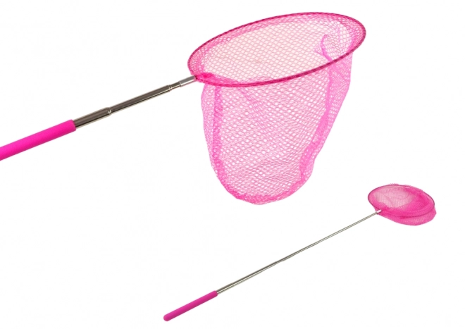 Folding Telescopic Insect Net 85 cm Pink