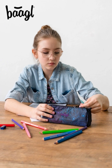 Baagl student pencil case zen