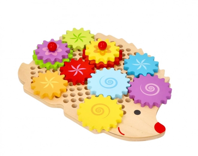 Lelin hedgehog puzzle with gears