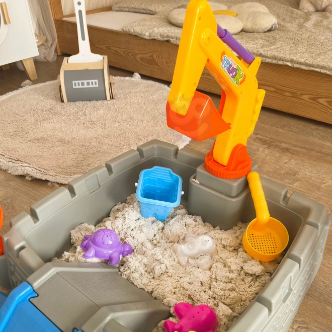 Portable Sandbox WOOPIE Castle with 9 Accessories