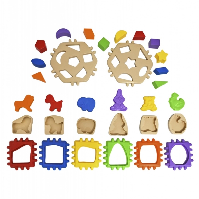 Animal Shape Sorter with 32 Pieces