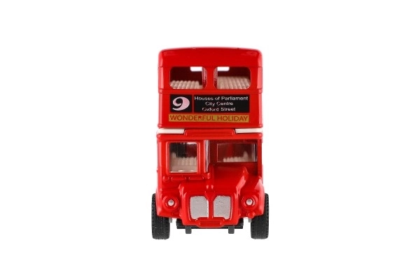 Red London Double-Decker Bus Toy