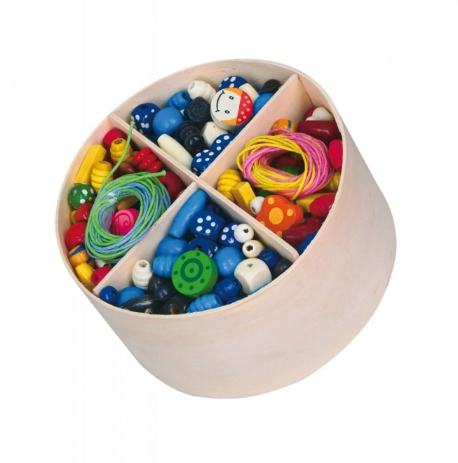 Large Set of Wooden Beads